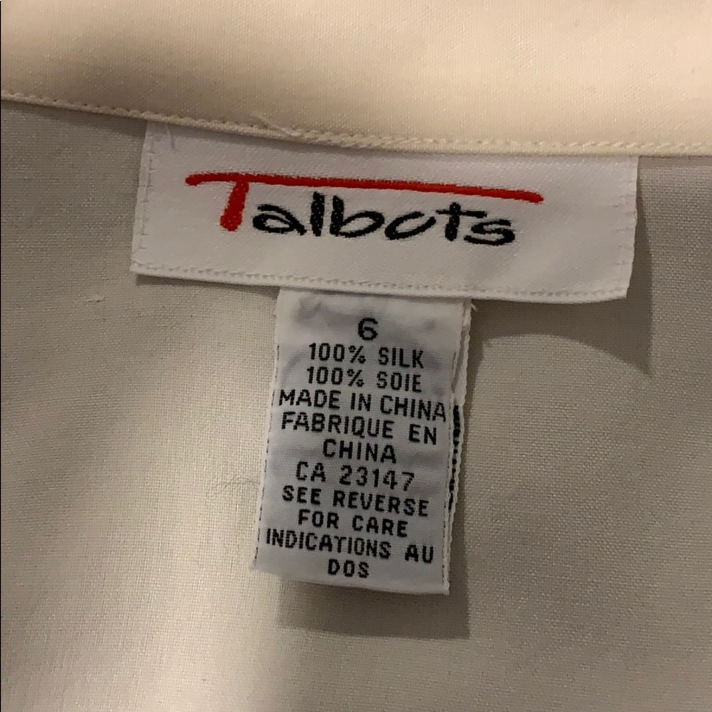 Talbots blouse - Picture 3 of 3